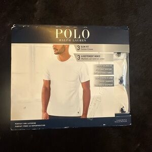 Ralph Lauren Polo White Cotton Crew Tee